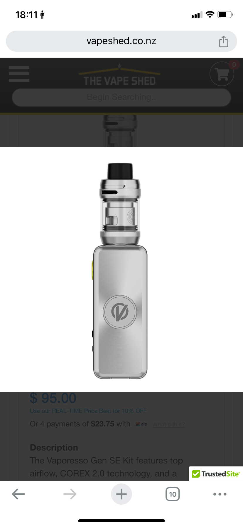 Vaporesso Gen SE (iTank T) Kit - Image 4