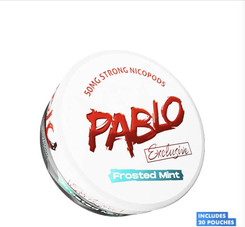 Pablo Frosted Mint Nic Pouches - 30mg