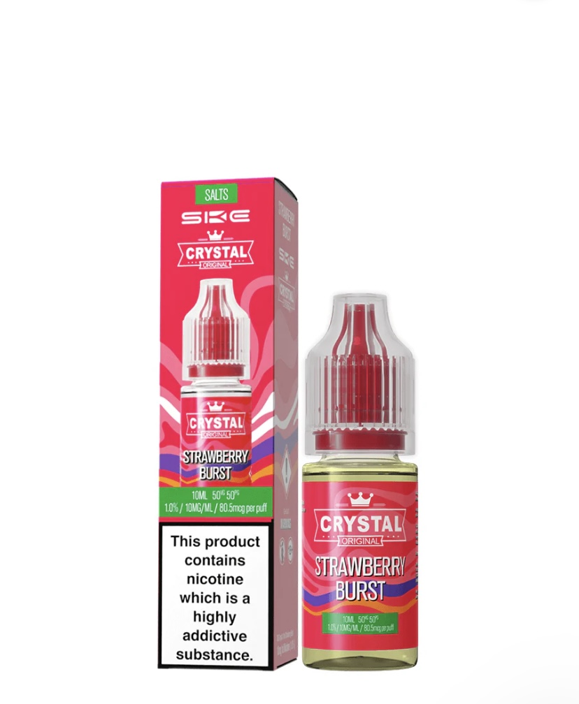 Strawberry Burst Crystal Vape Juice by SKE