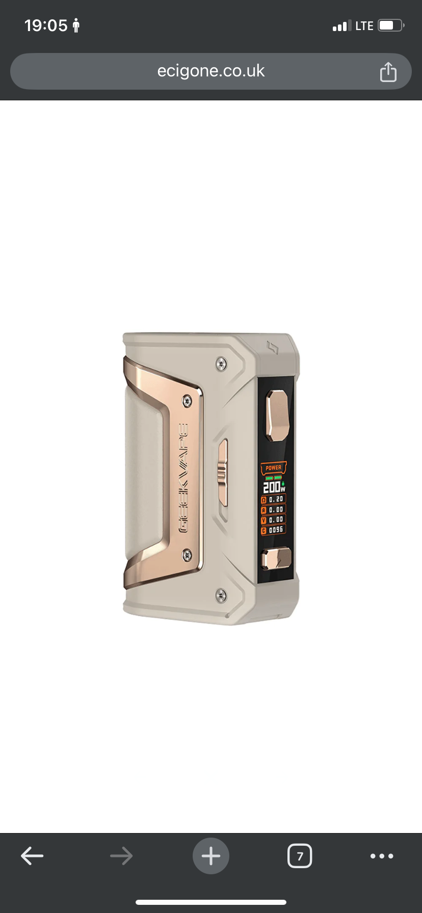 GeekVape L200 (Aegis Legend 2) Classic 200W Mod - Image 5