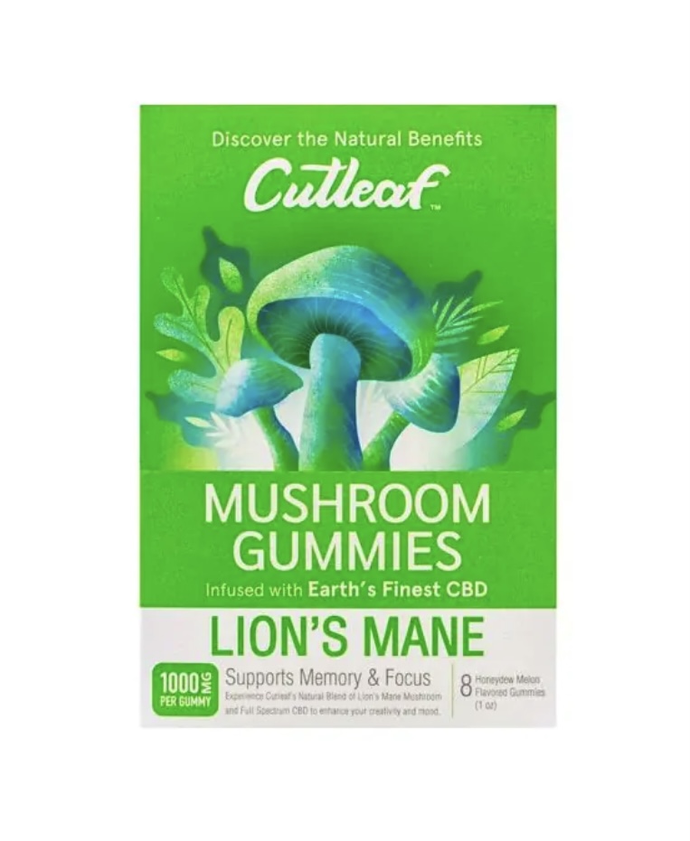 CUTLEAF ZERO THC MUSHROOM GUMMIES 8PCS - Image 6