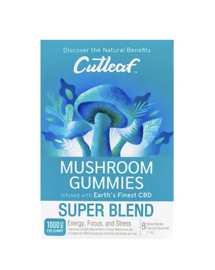 CUTLEAF ZERO THC MUSHROOM GUMMIES 8PCS - Image 3