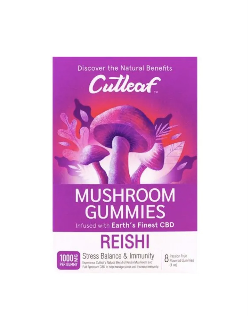 CUTLEAF ZERO THC MUSHROOM GUMMIES 8PCS - Image 5