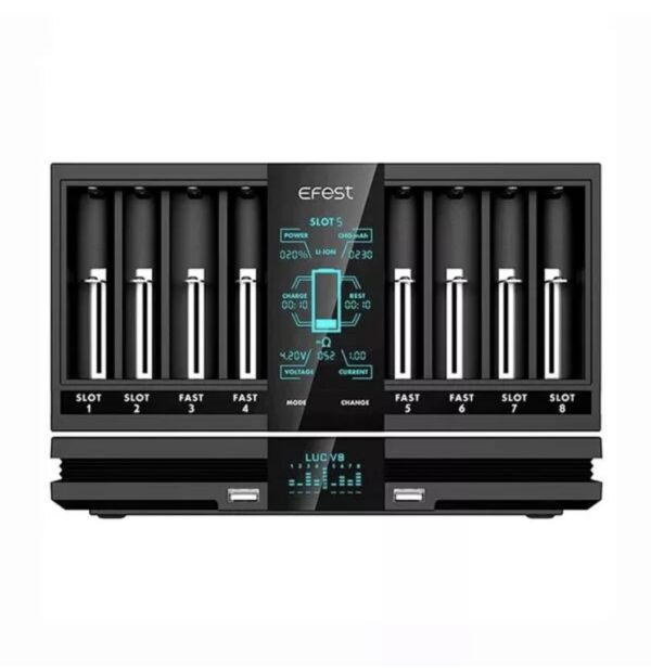 EFEST LUC V8 DOUBLE LCD SCREEN FAST CHARGER