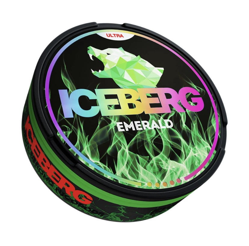 Emerald Nicotine Pouches by Iceberg