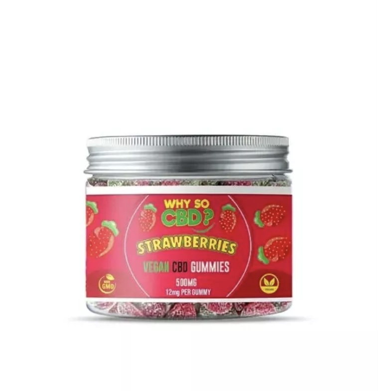 Why So CBD? Strawberries Gummies 500mg