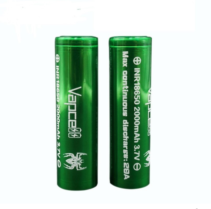 Vapcell INR 18650 Battery 3.7V 28A 2000mAh 1pc